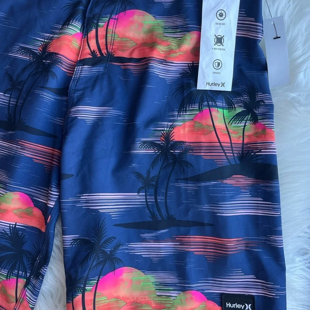 🆕 Hurley Phantom 4 Way Stretch Eco Weekender 20 Boardshorts Men’s 30
